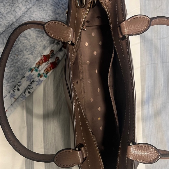 Kate Spade Tan Leather Messenger Bag - Picture 3 of 3